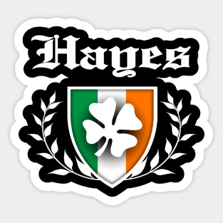 Hayes Shamrock Crest Sticker